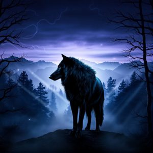 Dream About Black Wolf